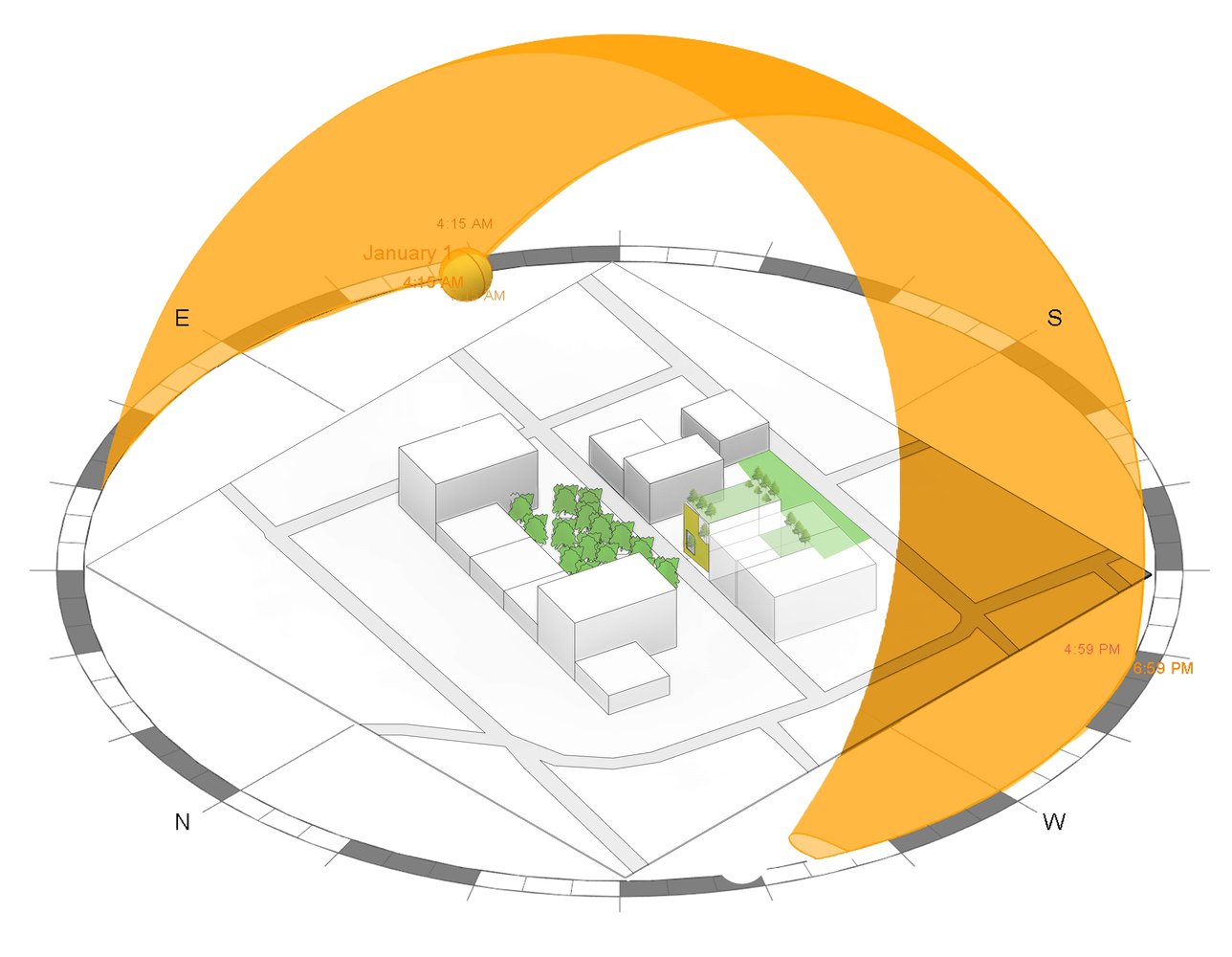 design of green building a case study for composite climate